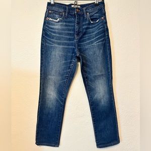 Madewell High Rise Slim Boyjean 26
